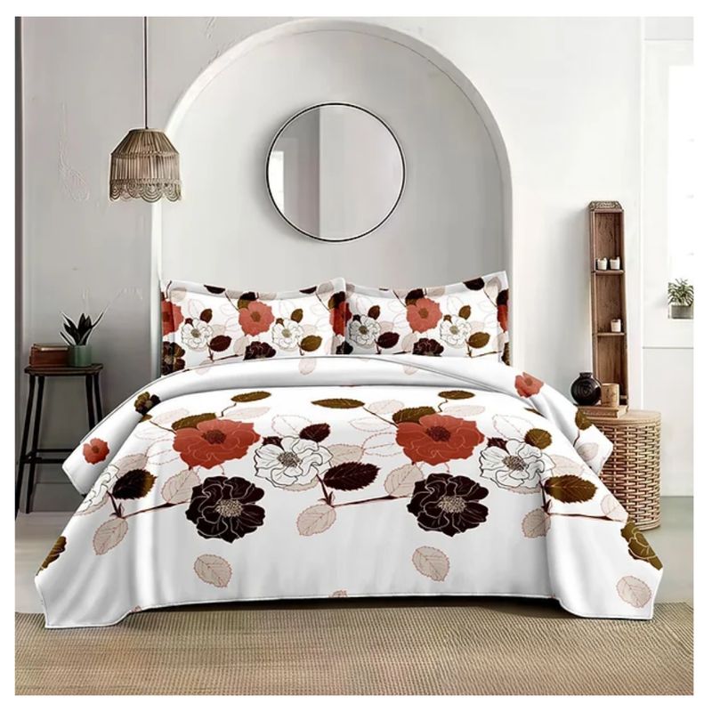 GENERICO - Cubrecama Tela Quilt De Verano 2 Plazas Diseño Estampado