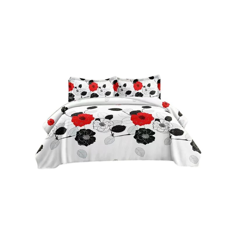 GENERICO - Cubrecama Tela Quilt De Verano 2 Plazas Diseño Estampado