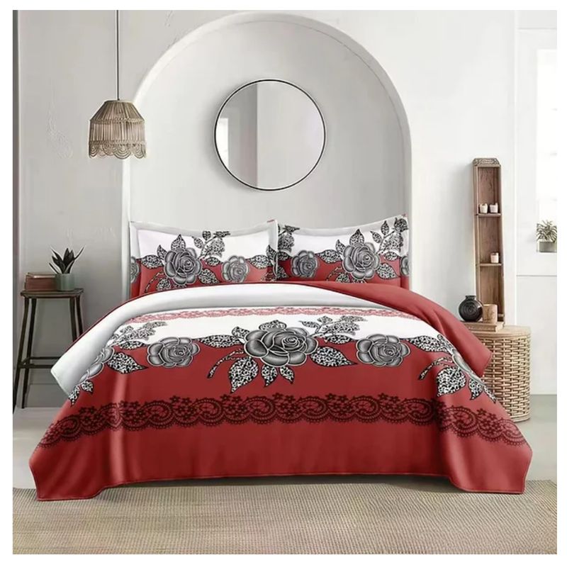 GENERICO - Cubrecama Tela Quilt De Verano 2 Plazas Diseño Estampado