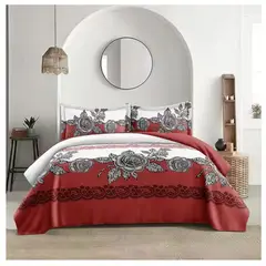 GENERICO - Cubrecama Tela Quilt De Verano 2 Plazas Diseño Estampado
