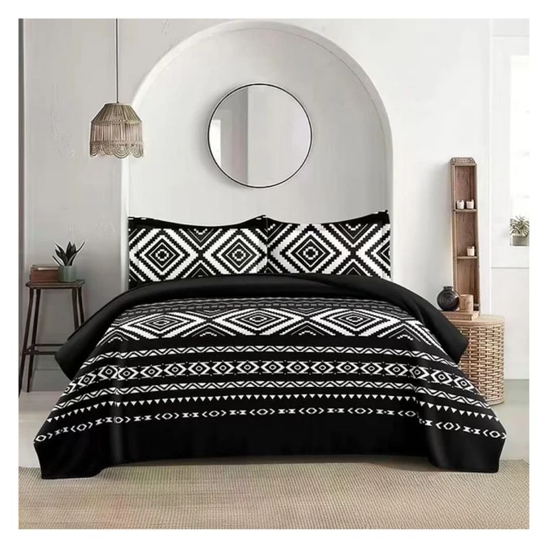 GENERICO - Cubrecama Tela Quilt De Verano 2 Plazas Diseño Estampado