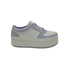 PAND G - Zapatilla Blanca Plataforma