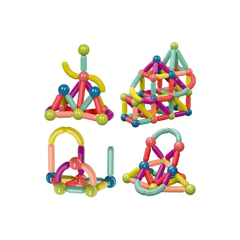 GENERICO - Magnetic Sticks Bloques Para Armar Magnéticos 36 Piezas
