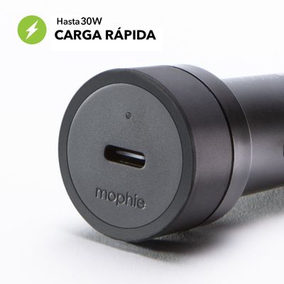 Imagen 2 del producto Cargador de auto USB-C 30W Sustentable Negro