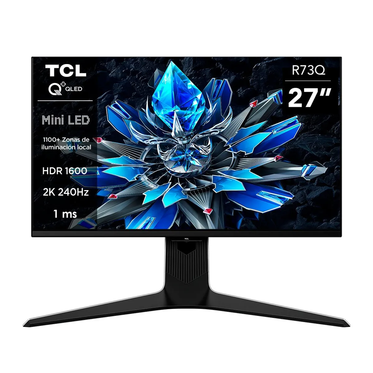 TCL - Monitor Gamer TCL 27" R73Q 240Hz HDR QD-MiniLED 1ms