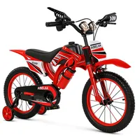 Bicicleta Infantil Bicimoto Aro 16 Niños Rojo