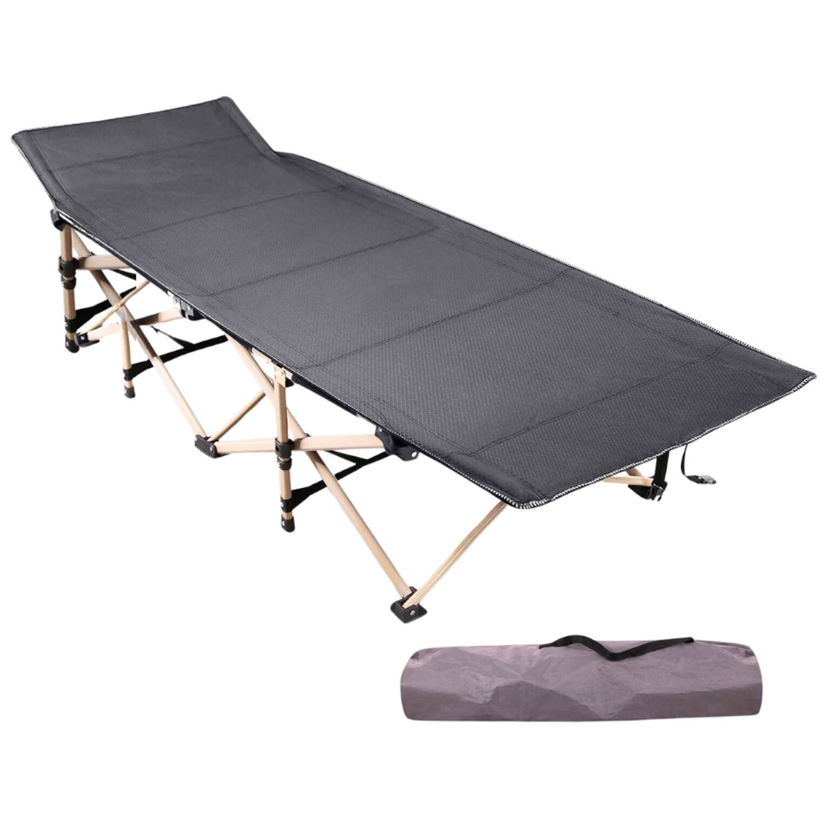 GENERICO - Catre Cama Campaña Camping Plegable Portátil Sencilla Ligera