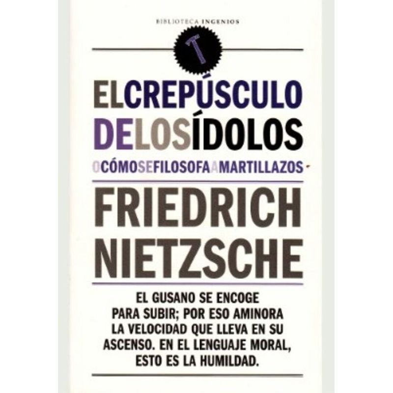 EDITORIAL BIBLOK - Libro El crepúsculo de los ídolos