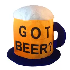 GENERICO - SOMBRERO TELA CERVEZA X1 UNI