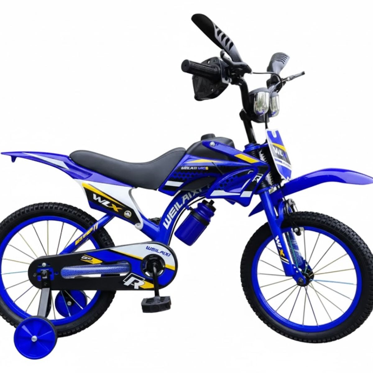 GENERICO - Bicicleta Infantil Bicimoto Aro 16 / Niños Azul