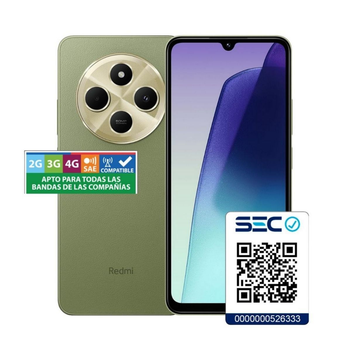 XIAOMI - Xiaomi Redmi 14C 4G 8GB + 256GB Verde Salvia