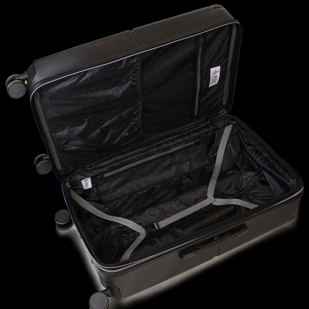 PENGUIN - Set de 3 maletas S+M+L Roma negra Penguin