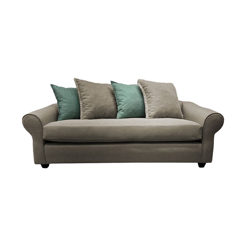 SOFAS HOME - SOFÁ PRAT CHENILLE BEIGE 3 CUERPOS