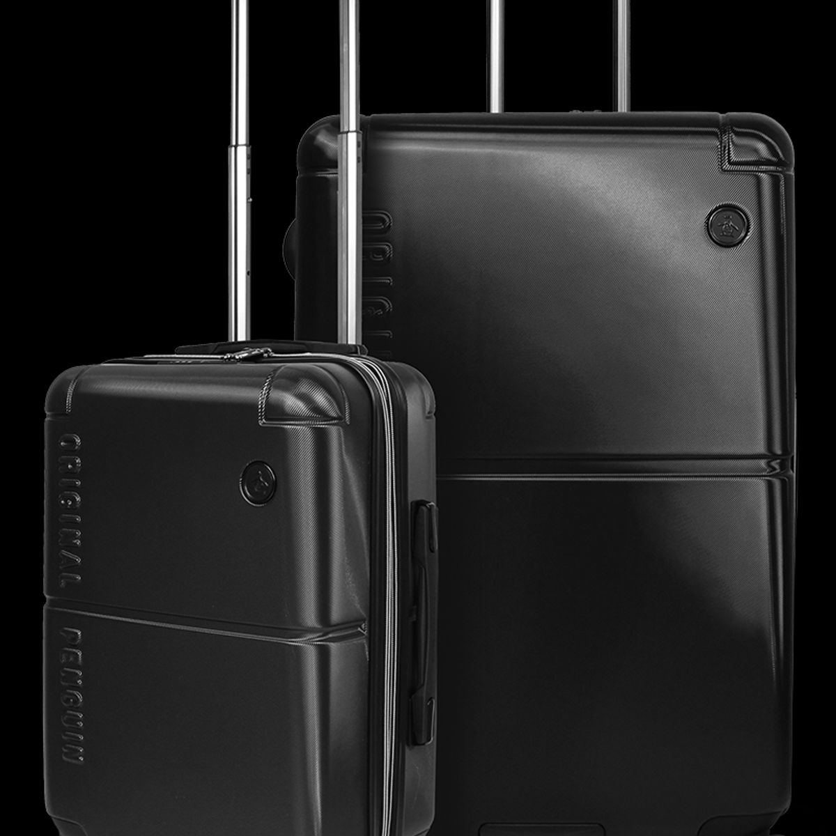 PENGUIN - Pack 2 maletas S+L Roma negra 10y23kg Penguin