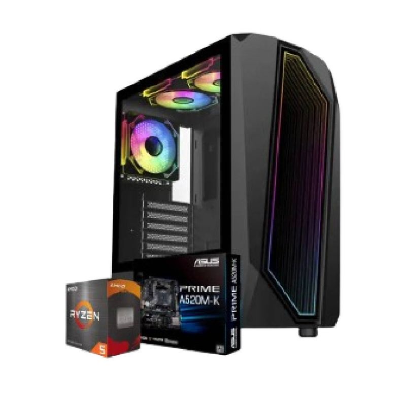 GENERICO - PC Gamer BRABUS 15: R5 4600G/16GB U10/1TB NVMe