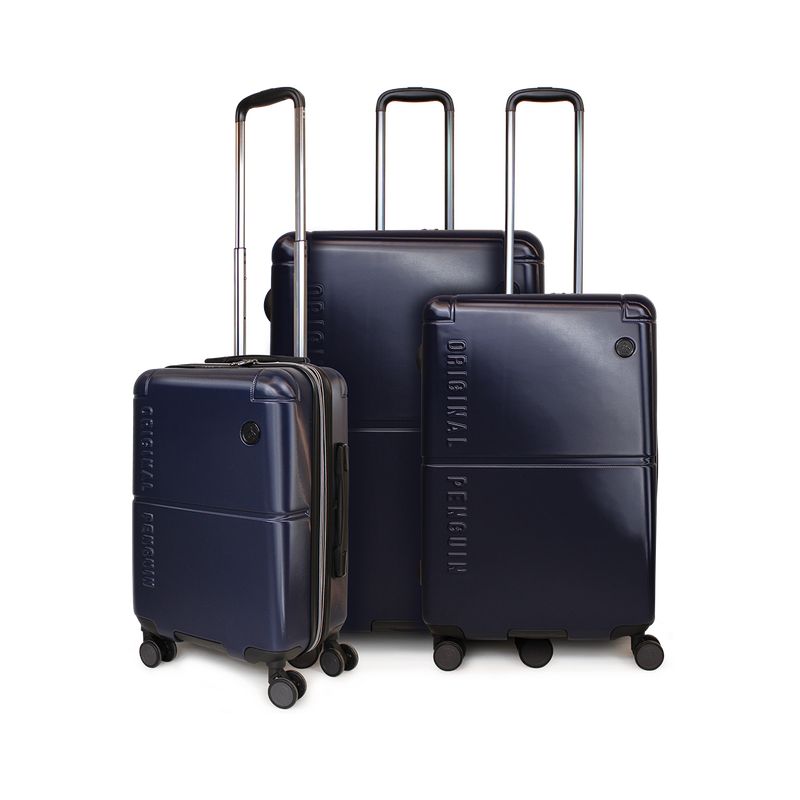 PENGUIN - Set de 3 maletas S+M+L Roma azul Penguin