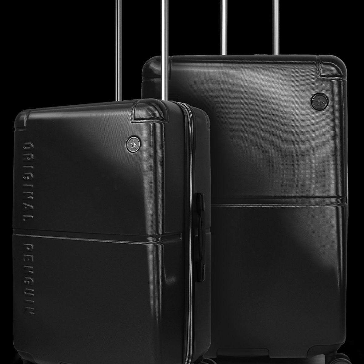 PENGUIN - Pack 2 maletas M+L Roma negra 20y23kg Penguin