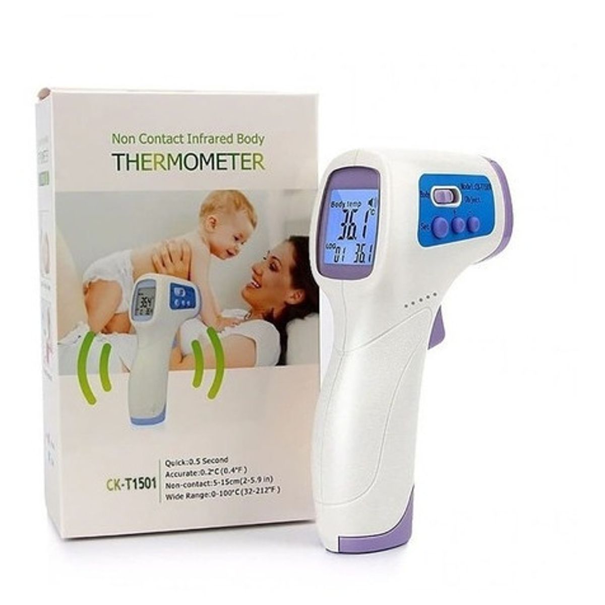 GENERICO - Termometro Infrarrojo Corporal Sin Contacto