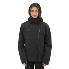 HARDWORK - Parka HW 3 En 1 Reno Nomade Negro Mujer.-