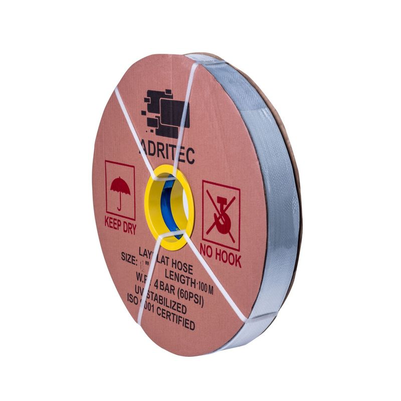 ADRITEC - Manguera Riego Plana Lay Flat Adritec 2'' 4bar Rollo 100 Mts