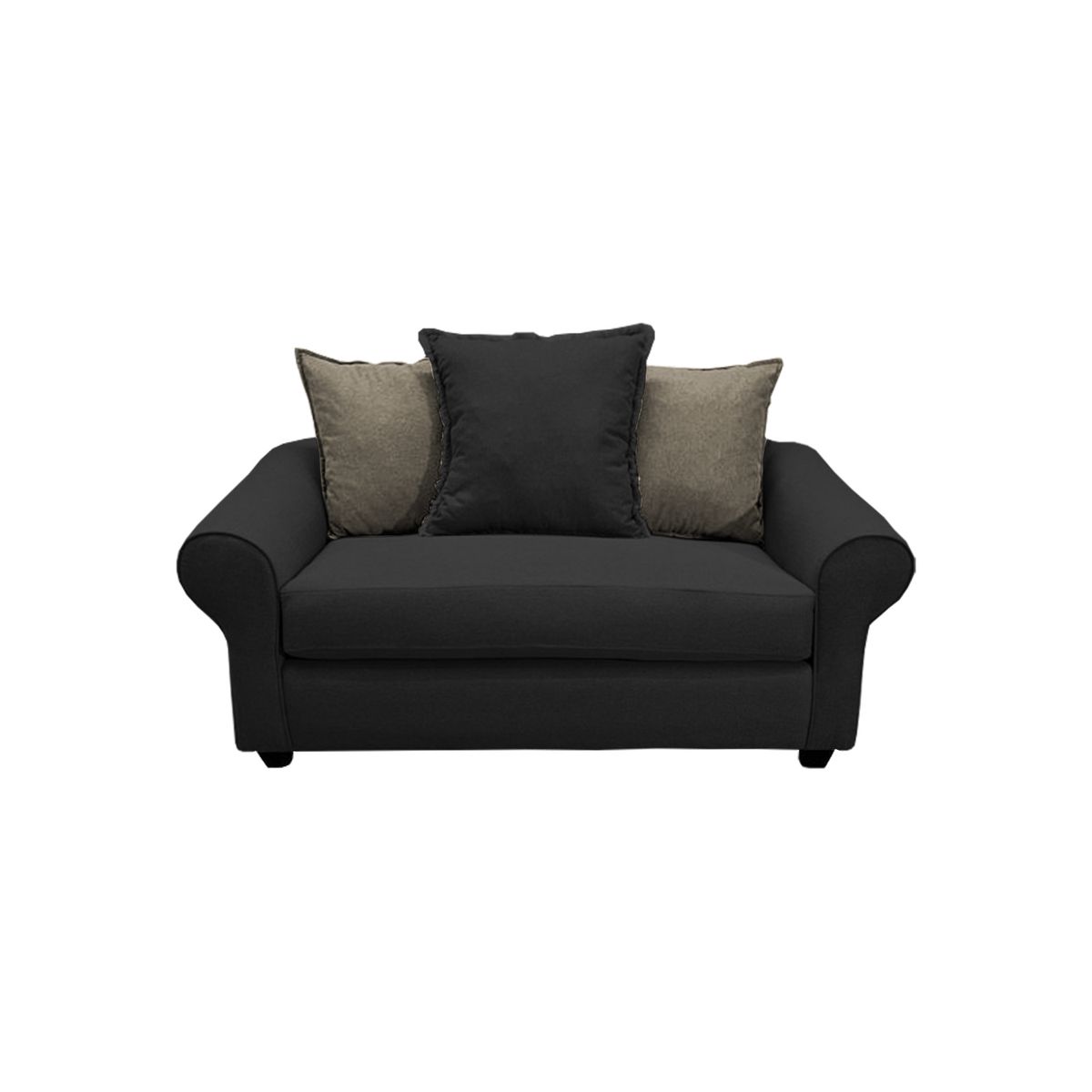 SOFAS HOME - SOFÁ PRAT CHENILLE GRAFITO 2 CUERPOS