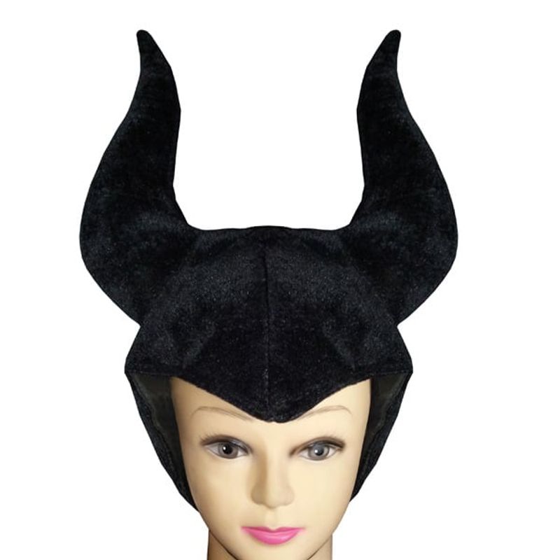 GENERICO - SOMBRERO TELA DIABLITA NEGRA X1 UNI