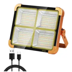 GENERICO - Foco Led Solar Reflector Emergencia Camping 1000w