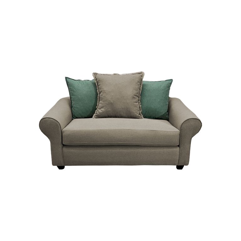 SOFA PRAT CHENILLE BEIGE 2 CUERPOS