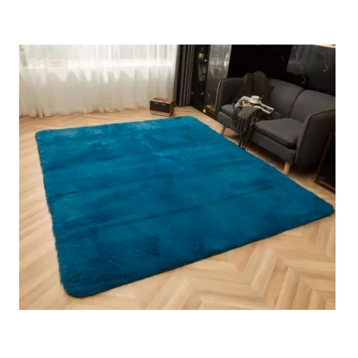 GENERICO - Alfombras Peludas 200x240cm Varios Colores Antideslizante