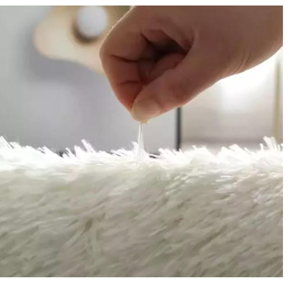 GENERICO - Alfombras Peludas 200x240cm Varios Colores Antideslizante