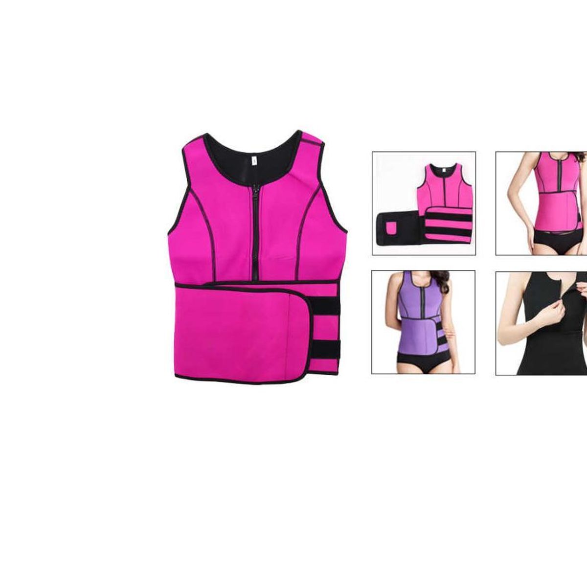 GENERICO - Faja Reductora de Dama Velcro ajustable Talla L