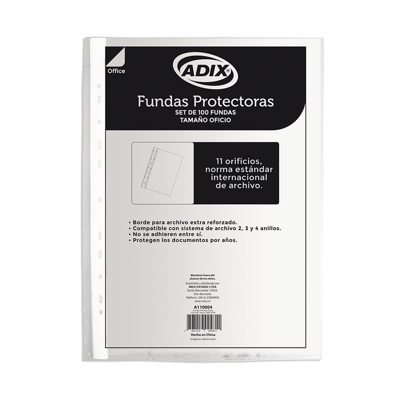 ADIX - Funda Oficio 100uni Adix