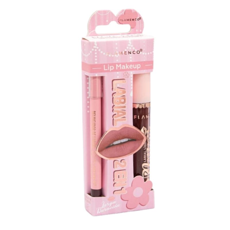 LIKE SHOP - Labial Liquido Matte Más Delineador De Labios 2 En 1 MB1230