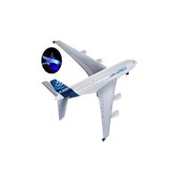 Avión Pasajero De Juguete Luz Y Sonido 2 Motores A380 40 Cm