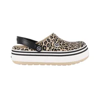 Zuecos Mujer Airline High Leopard Print