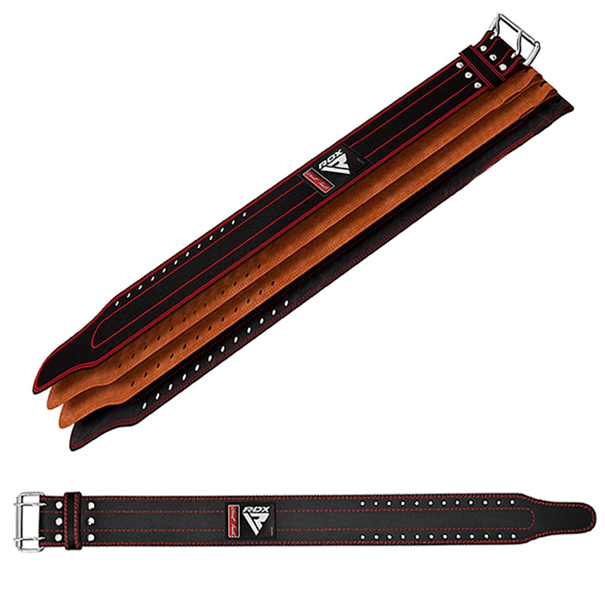 RDX - Cinturón De Levantamiento Rdx - Combat Red Wpb-rd1r