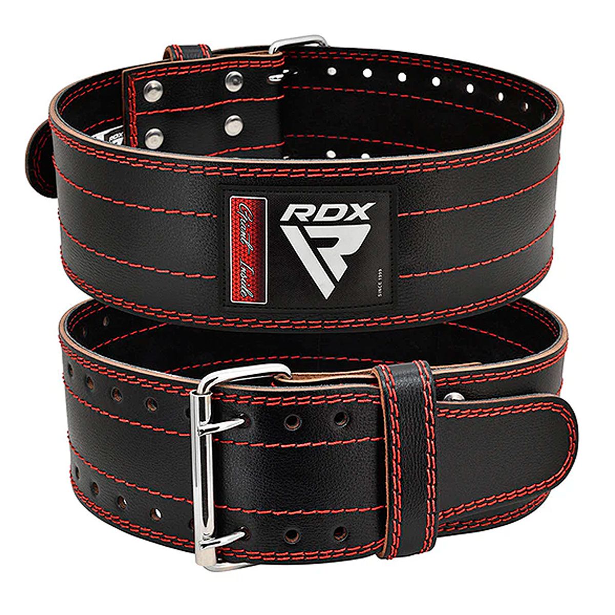 RDX - Cinturón De Levantamiento Rdx - Combat Red Wpb-rd1r