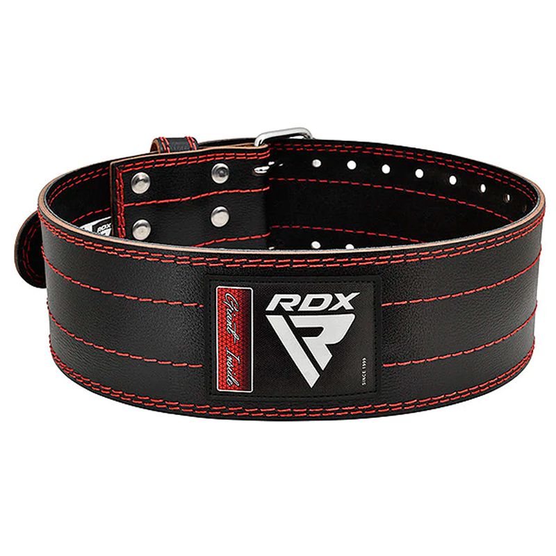 RDX - Cinturón De Levantamiento Rdx - Combat Red Wpb-rd1r