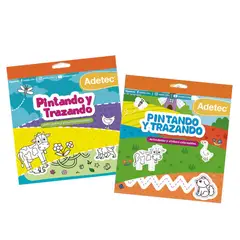 ADETEC - Block Actividades y Stickers Pintando y Trazando