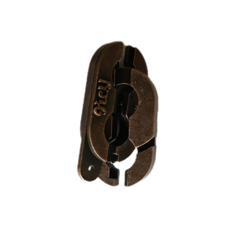 GENERICO - Rompecabezas de Metal Cast Key Ring - Ingenio y Precisión