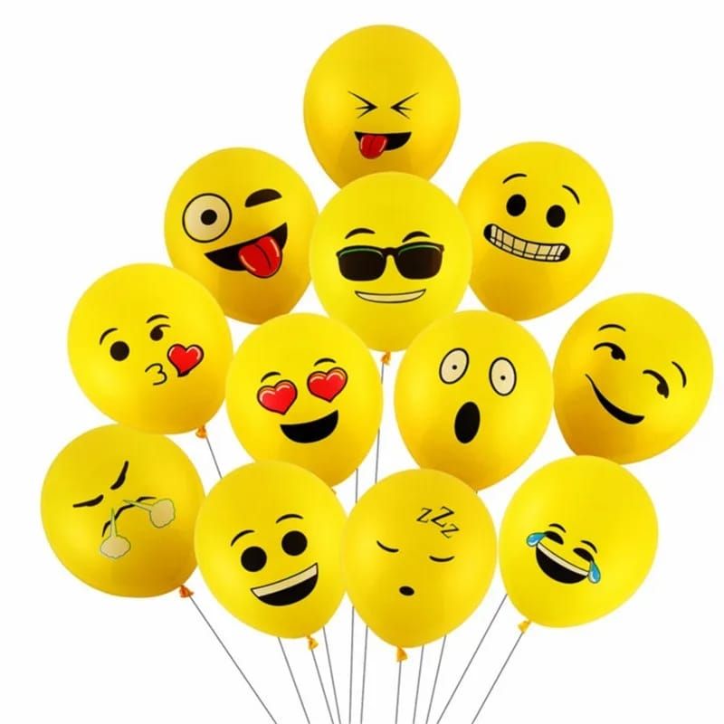 GENERICO - Set de Globos látex temática emojis
