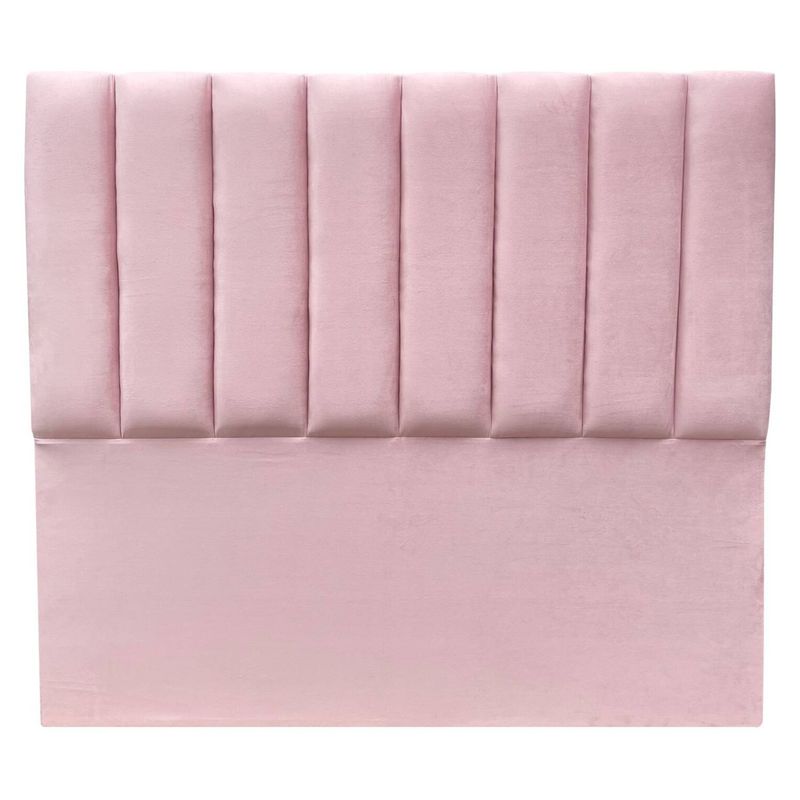 VINTAGE MOBEL - Respaldo de cama King Felpa Palo Rosa Tubular