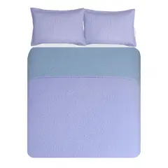 B&B - CUBRECAMA QUILT BICOLOR 1.5P
