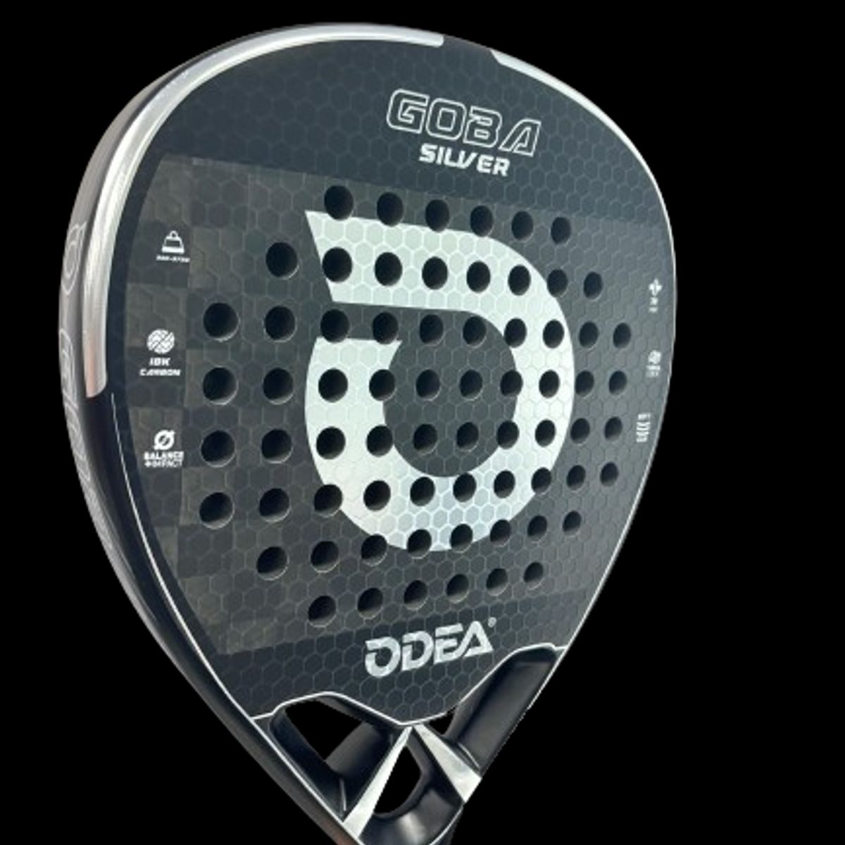 ODEAR - PALA DE PADEL ODEA PREMIUM GOBA SILVER 18K CARBONO