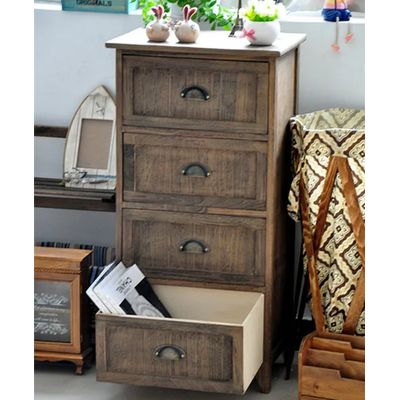 Imagen 2 del producto CAJONERA GABINETE 4 CAJONES MADERA COLOR CAFE