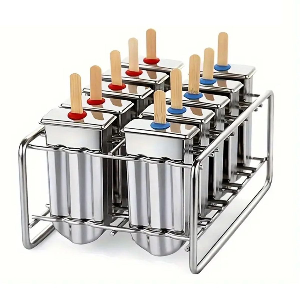 PASTELERIUSCL - Molde Helados Moldes Reposteria Molde Helado Paletas 10cav