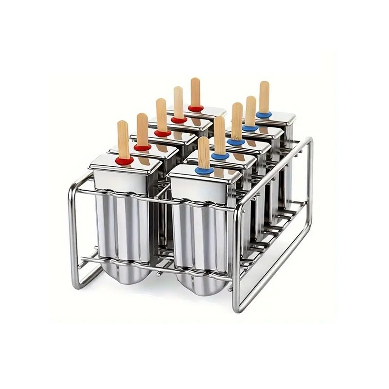GENERICO - Molde Helados Moldes Reposteria Molde Helado Paletas 10cav