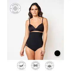 UNICA LINGERIE - CALZÓN CONTROL ALTO EN MICROFIBRA COMPRESIÓN FIRME SIN DEMARCACIÓN