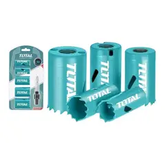TOTAL - Kit Set Juego Sierra Copa Bi-metal 7 Piezas Tacsh1071