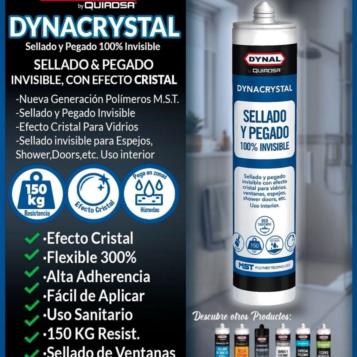 GENERICO - DYNACRYSTAL  INVISIBLE POMO 290 ML